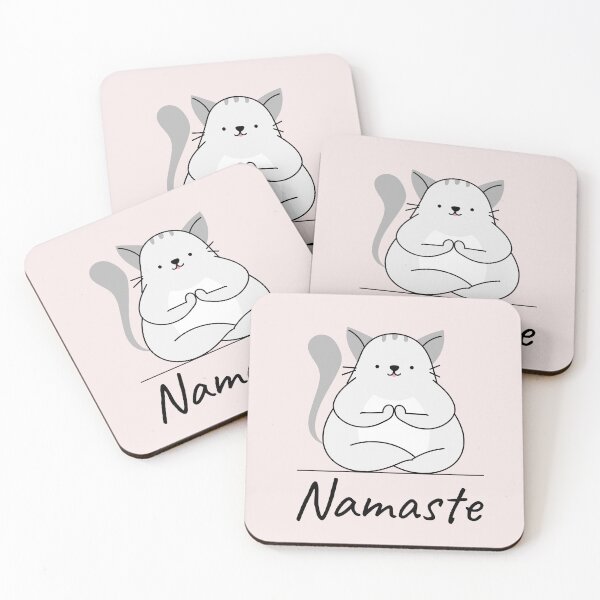 Item preview, Namaste Cat – Cute Yoga Cat Illustration designed and sold by loomzen.