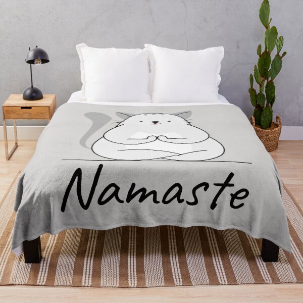 Item preview, Namaste Cat – Cute Yoga Cat Illustration designed and sold by loomzen.