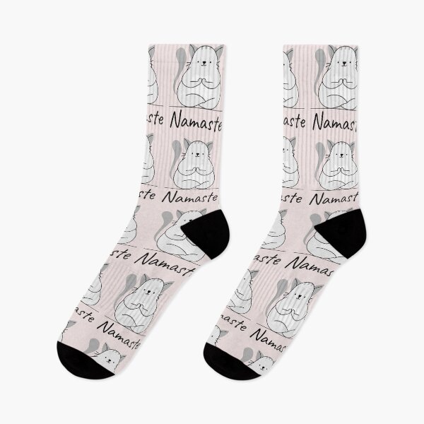 Item preview, Namaste Cat – Cute Yoga Cat Illustration designed and sold by loomzen.