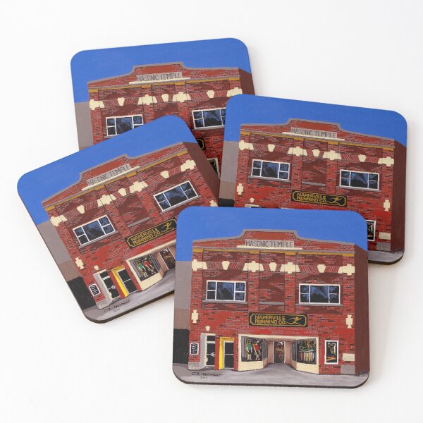 Item preview, Naperville, Illinois, Naperville Running Company, Painting the Town Series, Decorative Art, Home Decor designed and sold by GalleryTrio.