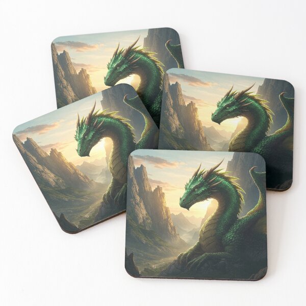 Item preview, Green dragon  designed and sold by Online Art and design .