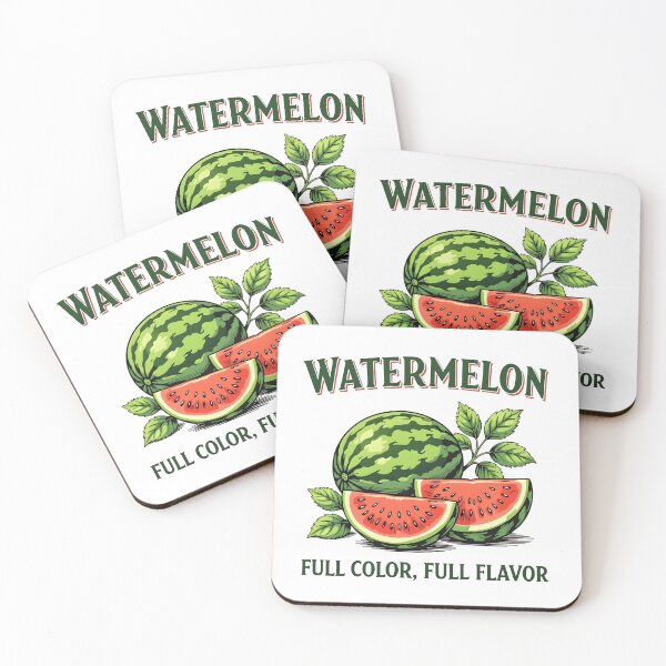 Item preview, WATERMELON - FULL COLOR, FULL FLAVOR designed and sold by KISHNAY-FASHION.