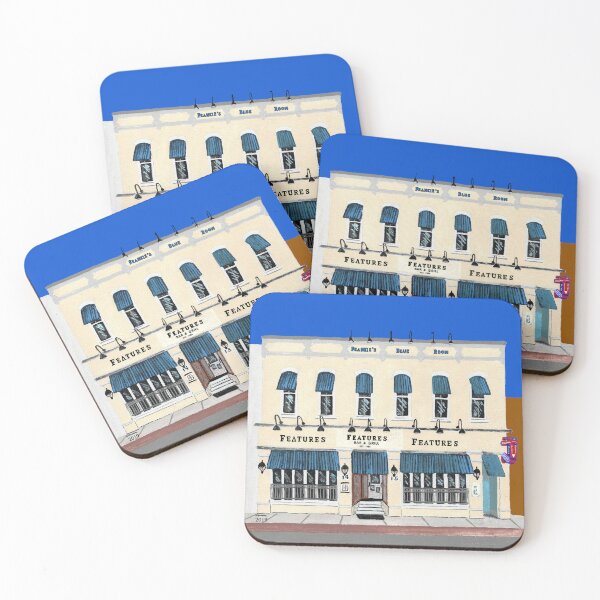 Item preview, Naperville, Illinois, Features Restaurant and Grill/Frankies Blue Room, Painting the Town Series, Decorative Art, Home Decor designed and sold by GalleryTrio.