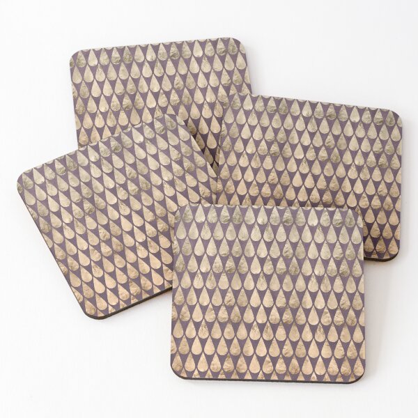 Item preview, Iridescent Rose-Gold Scales on Grapey Velvet designed and sold by EMA Studio.