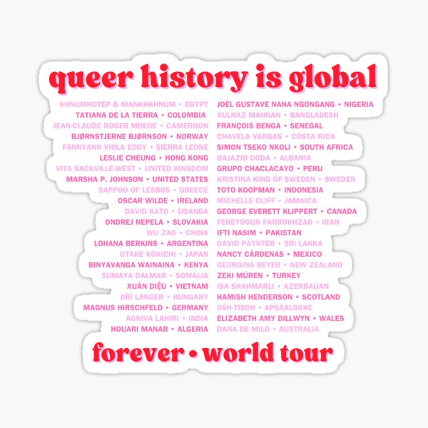 Item preview, Queer History is Global designed and sold by QueerHistory.