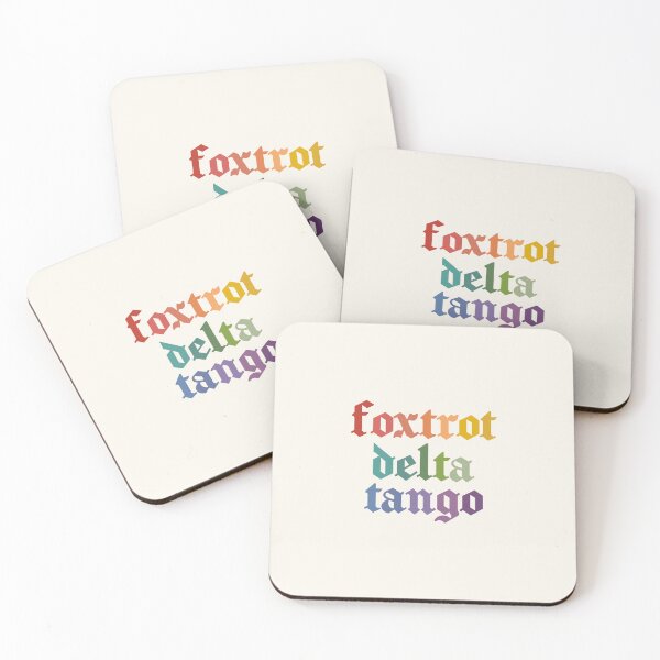 Artikelvorschau, Foxtrott Delta Tango - Regenbogen entworfen und verkauft von CranberrySodaCo.