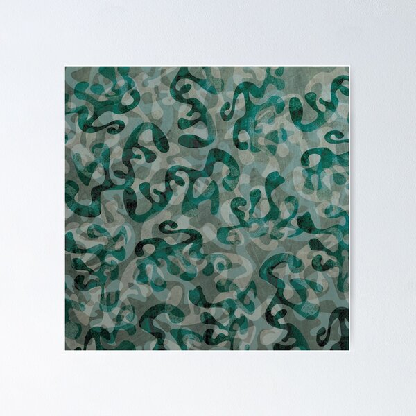 Item preview, Watercolor Kelp on Lichen Jade Texture designed and sold by EMA Studio.
