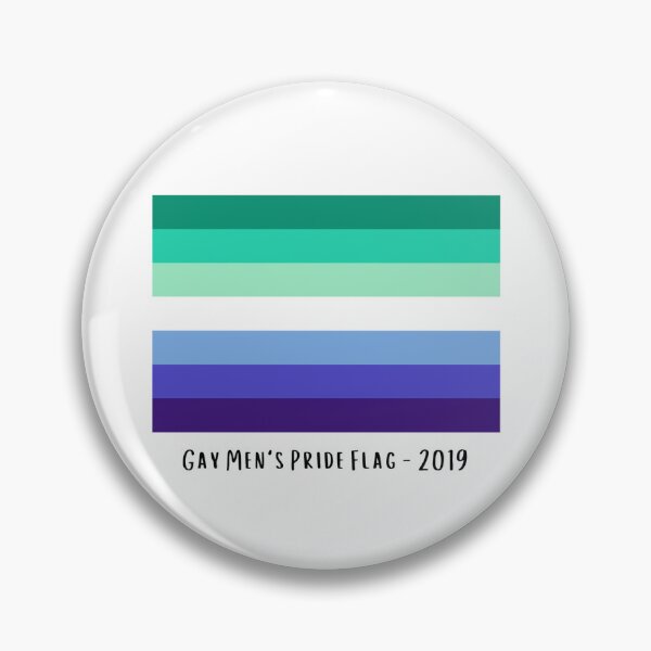 Item preview, Gay Men's Pride Flag 2019 designed and sold by QueerHistory.