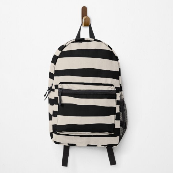 Item preview, Horizontal Stripes Black and Linen White designed and sold by tonymagnerart.