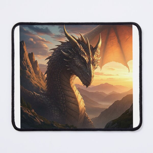 Item preview, Golden dragon designed and sold by Online Art and design .