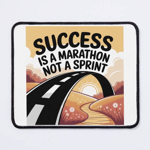 Item preview, Success is a Marathon Not a Sprint - Inspire Sayings designed and sold by WhimWiz.