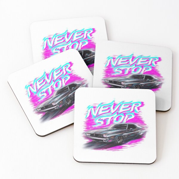 Item preview, NEVER STOP: Retro Rage Racer Premium Reloaded designed and sold by Imaginarium of Chaos falcon88 .