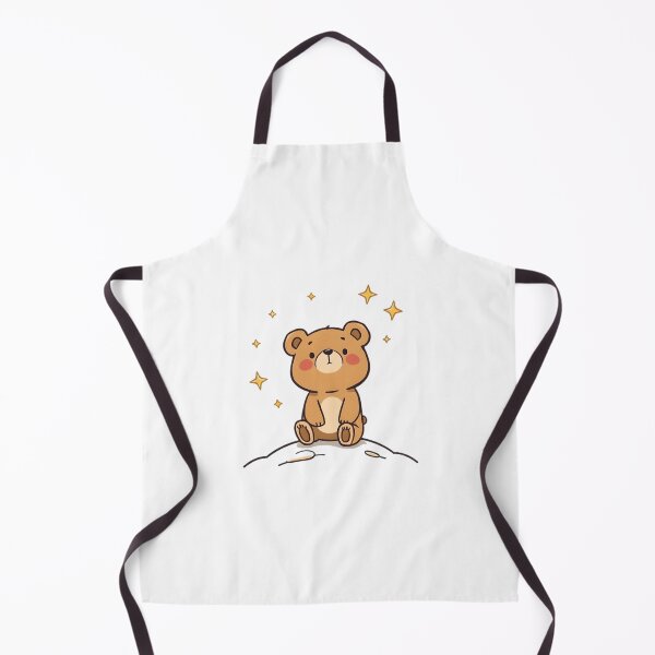 Item preview, A cute little bear is sitting among the stars. designed and sold by SanchillShop.