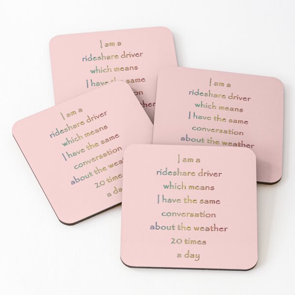 Item preview, Life as a Rideshare Driver designed and sold by FiveStarDriver.