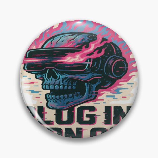 Item preview, PLUG IN. BURN OUT: Skullwave ‘25 designed and sold by Imaginarium of Chaos falcon88 .