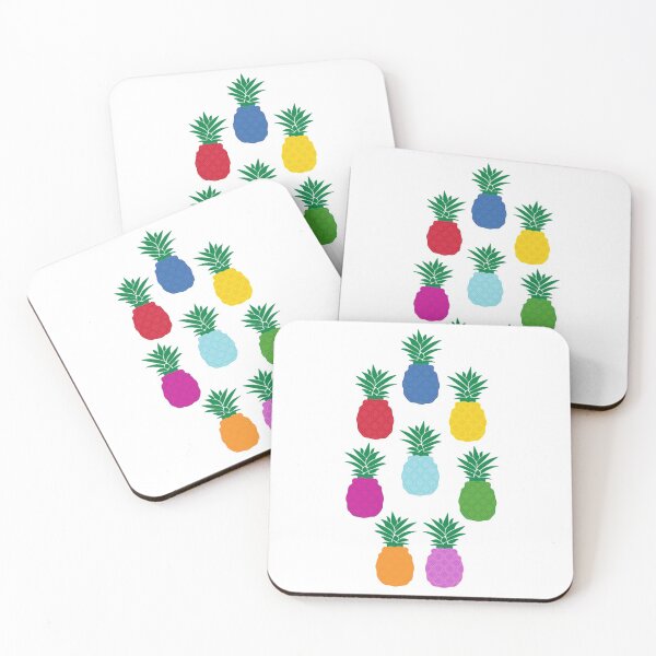 Item preview, Colored Pineapples designed and sold by GL Digital Artwork .