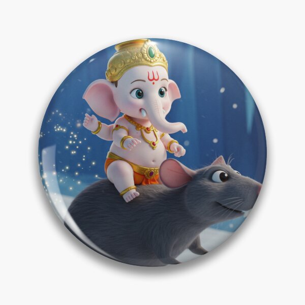 Item preview, Little white Ganesh  designed and sold by Online Art and design .