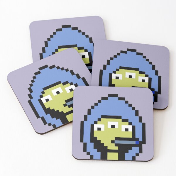 Item preview, 8bit Alien 00016: Triple-Eyed Vapor Boss designed and sold by 8bit Alien.