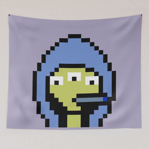 Item preview, 8bit Alien 00016: Triple-Eyed Vapor Boss designed and sold by 8bit Alien.