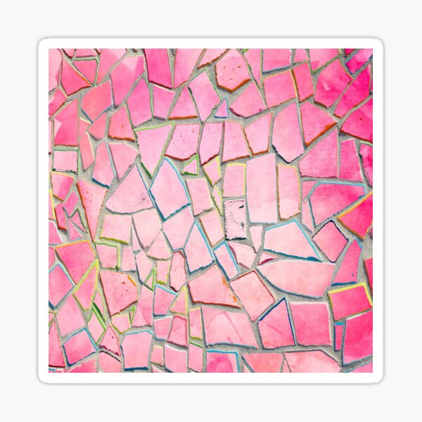 Item preview, Pink mosaic designed and sold by GasconyPassion.