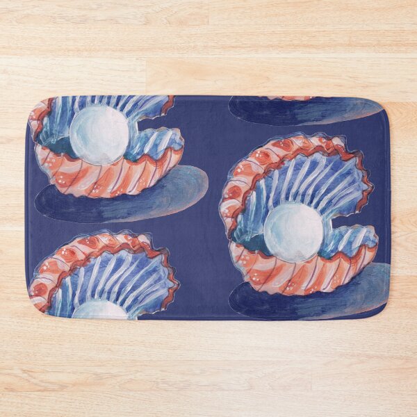 Item preview, Pearl in a Shell – Watercolor Ocean-Inspired Feminine Design designed and sold by LauraCreates.