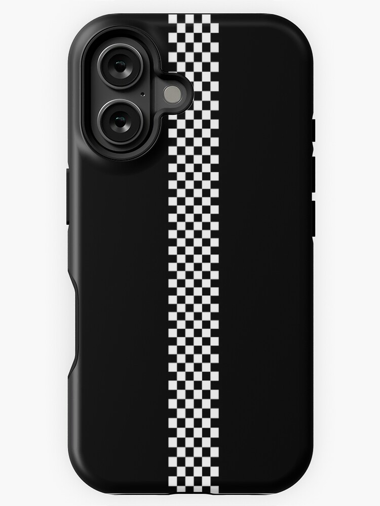 Thumbnail 1 of 4, iPhone Case, Checkers Black And White designed and sold by K9ish.