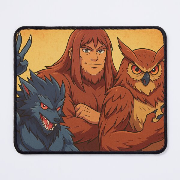 Item preview, Bigfoot, Owlbear and Yeti 11 designed and sold by AIfolklore.