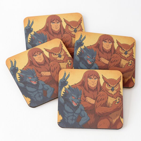 Item preview, Bigfoot, Owlbear and Yeti 11 designed and sold by AIfolklore.