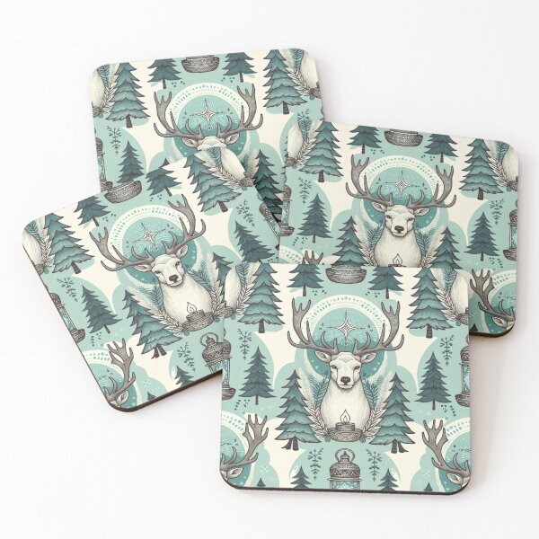 Item preview, Christmas spiritual stag pattern designed and sold by BritishDelights.