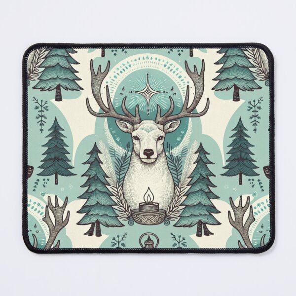 Item preview, Christmas spiritual stag pattern designed and sold by BritishDelights.