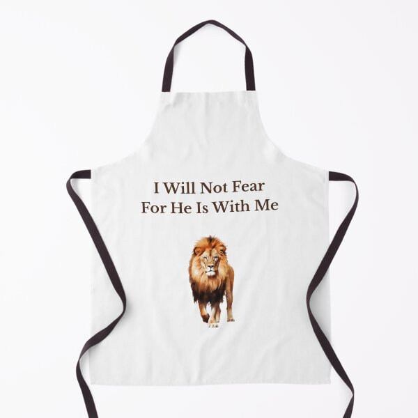 Item preview, I Will Not Fear, For He Is With Me – Christian Encouragement Art designed and sold by DivineWordsArt.