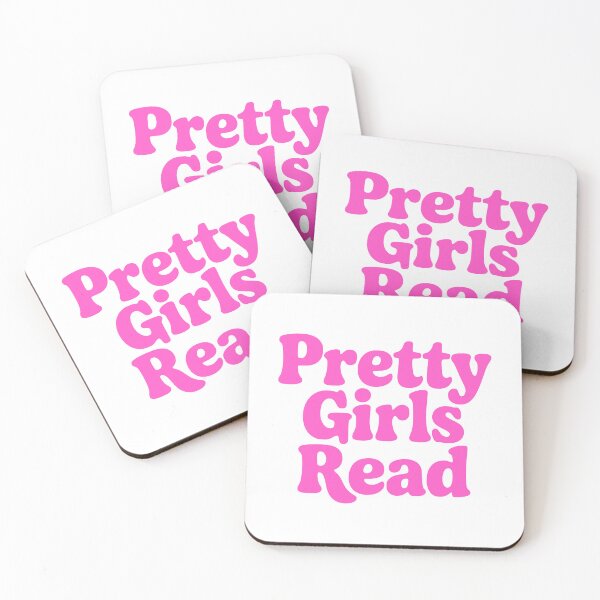 Item preview, Pretty Girls Read! Pink Reading Girl designed and sold by PMCreative.