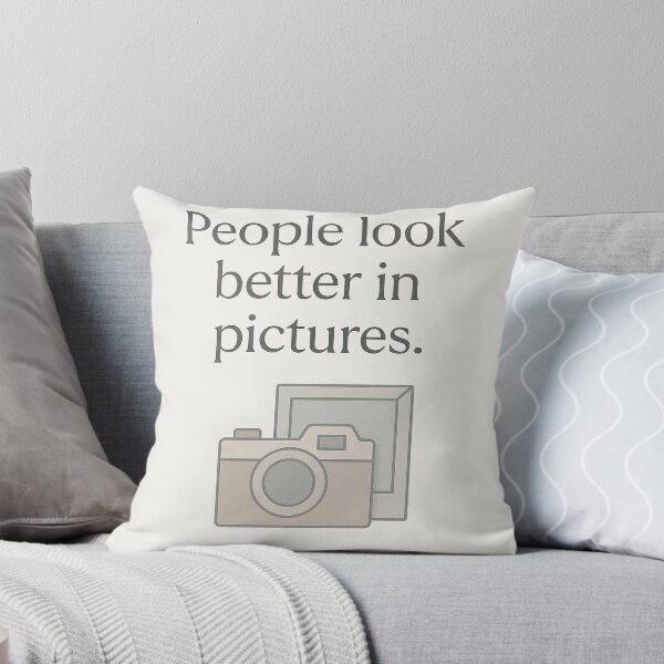 Item preview, People Look Better in Pictures – Soft Haos Edition designed and sold by notokstudio.