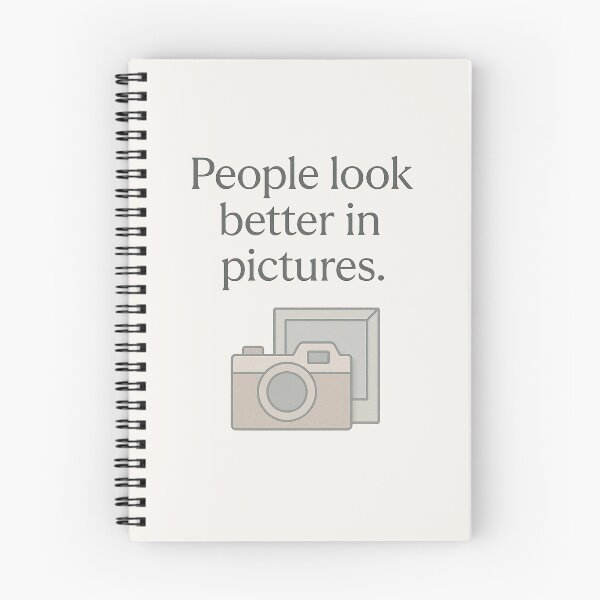 Item preview, People Look Better in Pictures – Soft Haos Edition designed and sold by notokstudio.