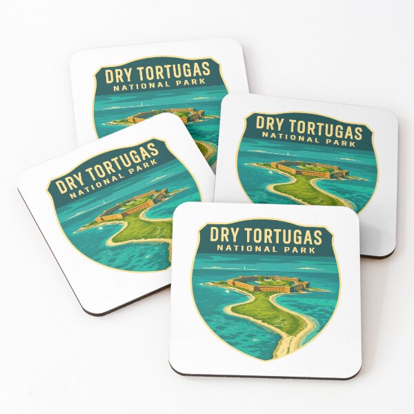 Item preview, Dry Tortugas National Park Retro Island Sticker designed and sold by Ismeal Von.