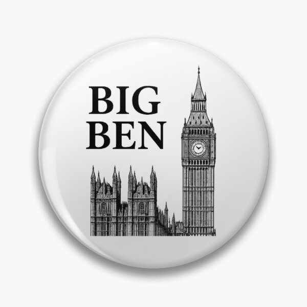 Item preview, BIG BEN (Intricate Linework) designed and sold by TheWonkyEaselCo.