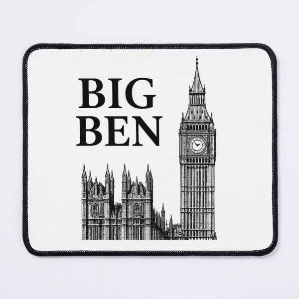Item preview, BIG BEN (Intricate Linework) designed and sold by TheWonkyEaselCo.