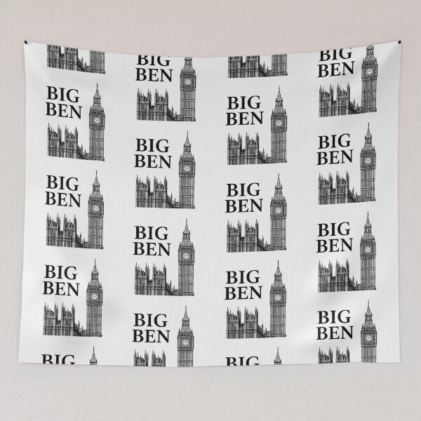 Item preview, BIG BEN (Intricate Linework) designed and sold by TheWonkyEaselCo.
