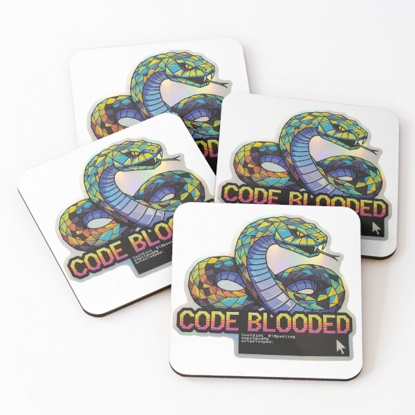 Item preview, Code Blooded - Programmer Humor designed and sold by Stick--Cart.