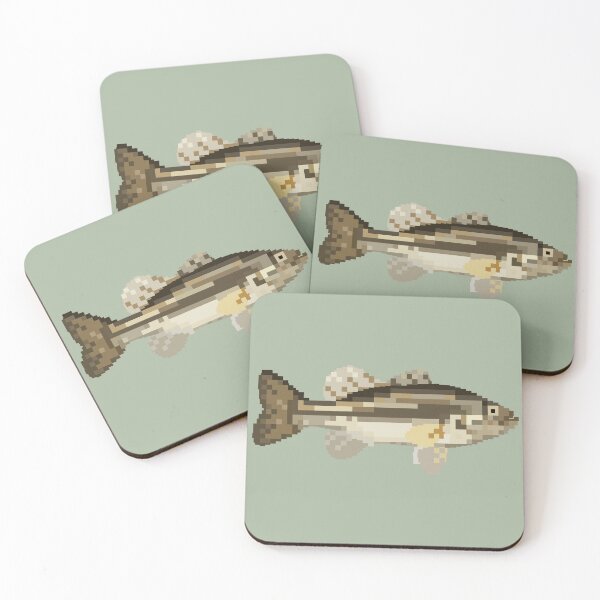 Item preview, Pixel Bass Fish designed and sold by KimsArtGallery.