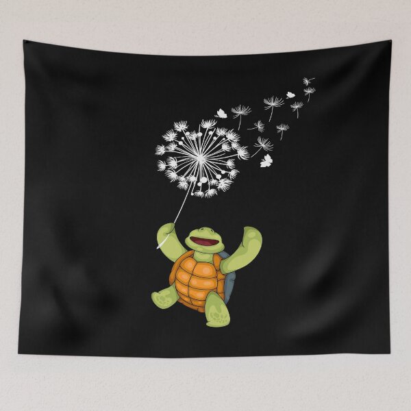 Item preview, Cute Turtle Lover Kids Dandelion Flower Baby Turtle designed and sold by DSWShirts.