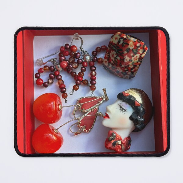 Item preview, red jewelry box designed and sold by ellanely.