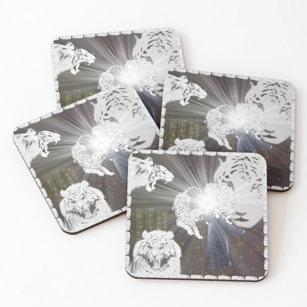 Item preview, 2HOLLIS WHITE TIGER designed and sold by topitoff.