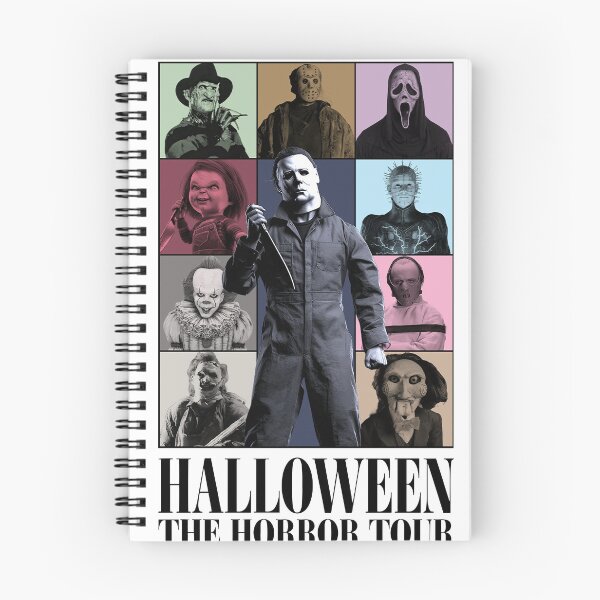 Item preview, The Horror Tour 2025 Shirt, Halloween Killers Fan Tee, Scary Movie Icons T-Shirt, Slasher Legends Graphic Tee designed and sold by Altenpendinton.