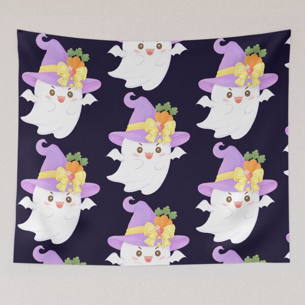Item preview, Ghost Witch with Carrot Hat designed and sold by MiNiMonkeyMi.