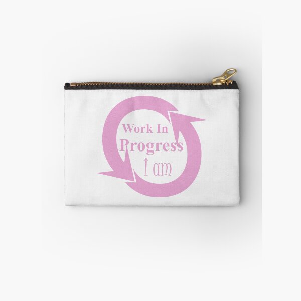 Item preview, Work In Progress, I am - Pink Inspirational Typography designed and sold by WD-Artist.