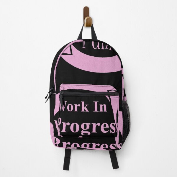 Item preview, Work In Progress, I am - Pink Inspirational Typography designed and sold by WD-Artist.