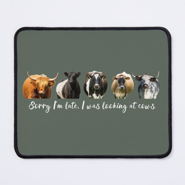 Item preview, Sorry I'm Late, I Was Looking at Cows II designed and sold by Jane Stanley Photography.