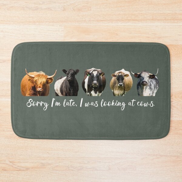 Item preview, Sorry I'm Late, I Was Looking at Cows II designed and sold by Jane Stanley Photography.