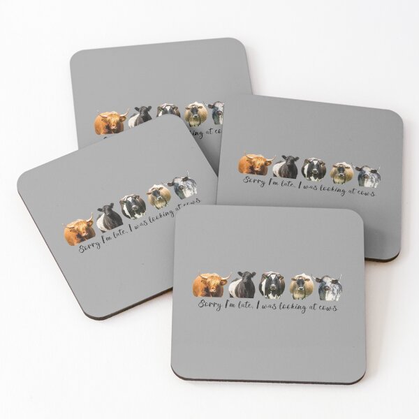 Item preview, Sorry I'm Late, I Was Looking at Cows designed and sold by Jane Stanley Photography.